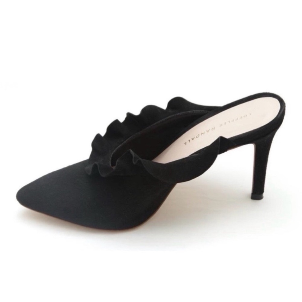Loeffler Randall Langley Mule Heels Black Size 7